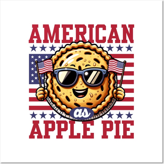 American As Apple Pie Wall Art by DetourShirts